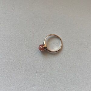 Elegant Pink and 10k Gold Ring